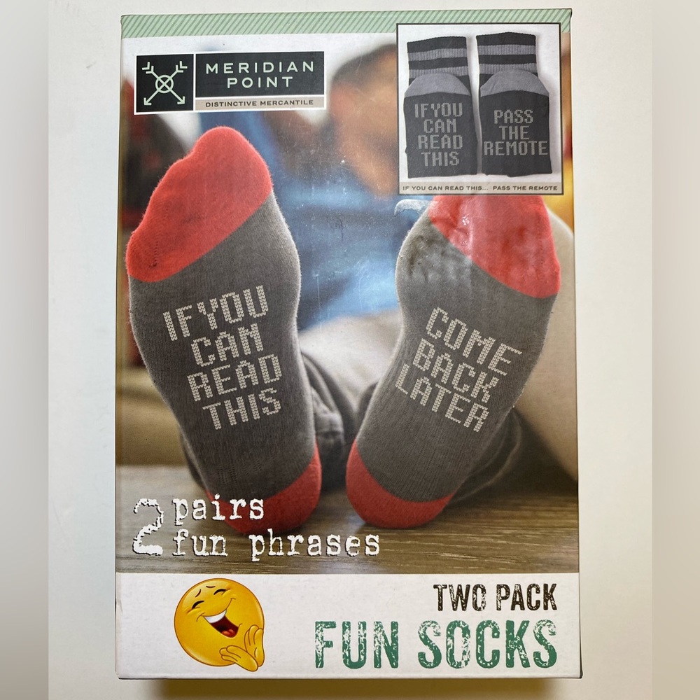 NIB! 2 Pairs of Meridian Point Socks Sz6-12